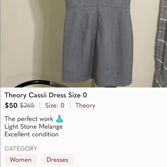 Theory Cassii Dress - Picture 5 of 5